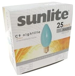 Sunlite Christmas Light Bulb Replacement (25 Pack) (01295) -Roman Shop 01295Boxmd