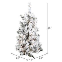 Vickerman Pre-Lit Artificial Christmas Tree (01411) -Roman Shop 014113md