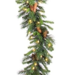 Vickerman Pre-Lit Artificial Christmas Garland (01558) -Roman Shop 015582md