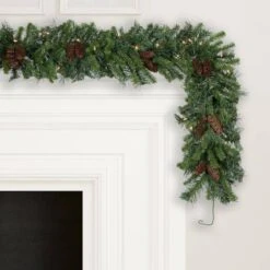 Vickerman Pre-Lit Artificial Christmas Garland (01558) -Roman Shop 015583md