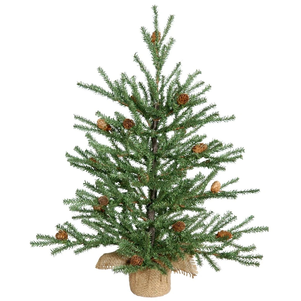 Vickerman Unlit Artificial Christmas Tree With Pine Cones (02298) 3 Vickerman Unlit Artificial Christmas Tree With Pine Cones (02298)
