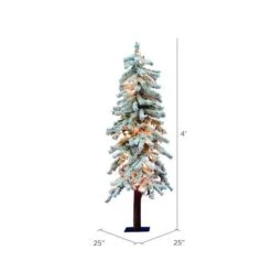 Vickerman Pre-Lit Artificial Christmas Tree (03754) -Roman Shop 037543md