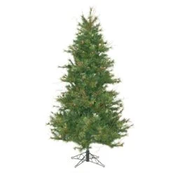 Vickerman Unlit Artificial Christmas Tree With Pine Cones And Grapevines (06311)