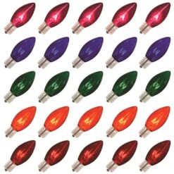 Christmas Light Bulb Replacement (25 Pack) (297407)