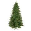 7.5' X 55" Prelit Camdon Fir 1,758 Tips 800 Multi-Color Miniature Lights Metal Base Vickerman Artificial Christmas Tree -Roman Shop 10926lg