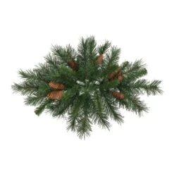 Vickerman Unlit Artificial Christmas Teardrop With Pine Cones (11670)