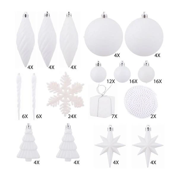 Vickerman Christmas Tree Ornament Set (212226) 4 Vickerman Christmas Tree Ornament Set (212226) - Image 2