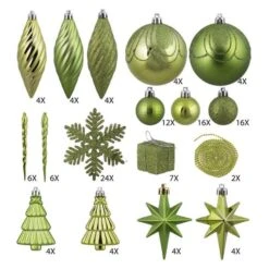 Vickerman Christmas Tree Ornament Set (212295) -Roman Shop 212295md