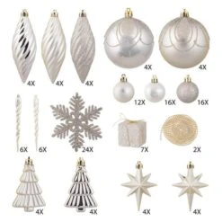 Vickerman Christmas Tree Ornament Set (212356) -Roman Shop 212356md