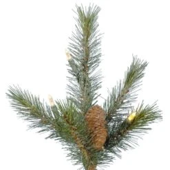 Vickerman Pre-Lit Artificial Christmas Tree With 64 Pine Cones (includes Step On/Off Foot Switch) (21610) -Roman Shop 21610Miscmd