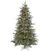 Vickerman Pre-Lit Artificial Christmas Tree With Pine Cones (Includes Step On / Off Foot Switch) (21637)