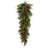 Vickerman Unlit Artificial Christmas Teardrop With Berries And Pine Cones (23346) -Roman Shop 23346lg