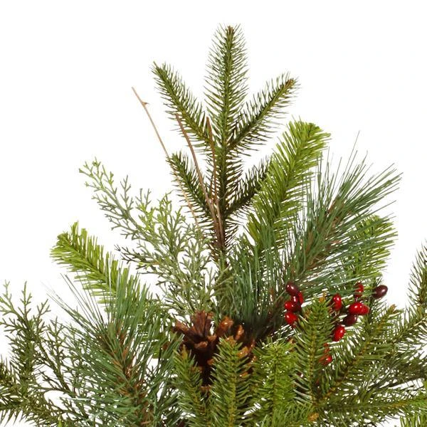 Vickerman Unlit Artificial Christmas Bush (23361) 5 Vickerman Unlit Artificial Christmas Bush (23361) - Image 3