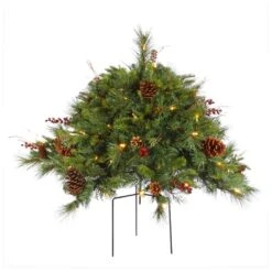 Vickerman Pre-Lit Artificial Christmas Bush (23366)