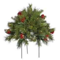 Vickerman Pre-Lit Artificial Christmas Bush (23446)