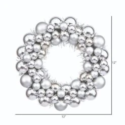 Vickerman Unlit Christmas Ornament Wreath (24741) 7 Vickerman Unlit Christmas Ornament Wreath (24741) -Roman Shop 247412md