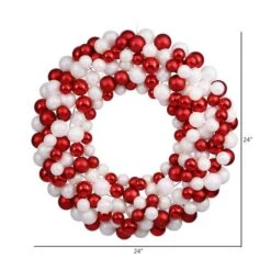 Vickerman Unlit Christmas Ornament Wreath (24744) -Roman Shop 247442md