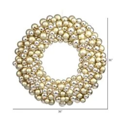 Vickerman Unlit Christmas Ornament Wreath (24752) 7 Vickerman Unlit Christmas Ornament Wreath (24752) -Roman Shop 247522md