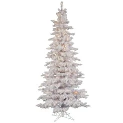 Vickerman Pre-Lit Artificial Christmas Tree (includes Step On/Off Foot Switch) (25278)