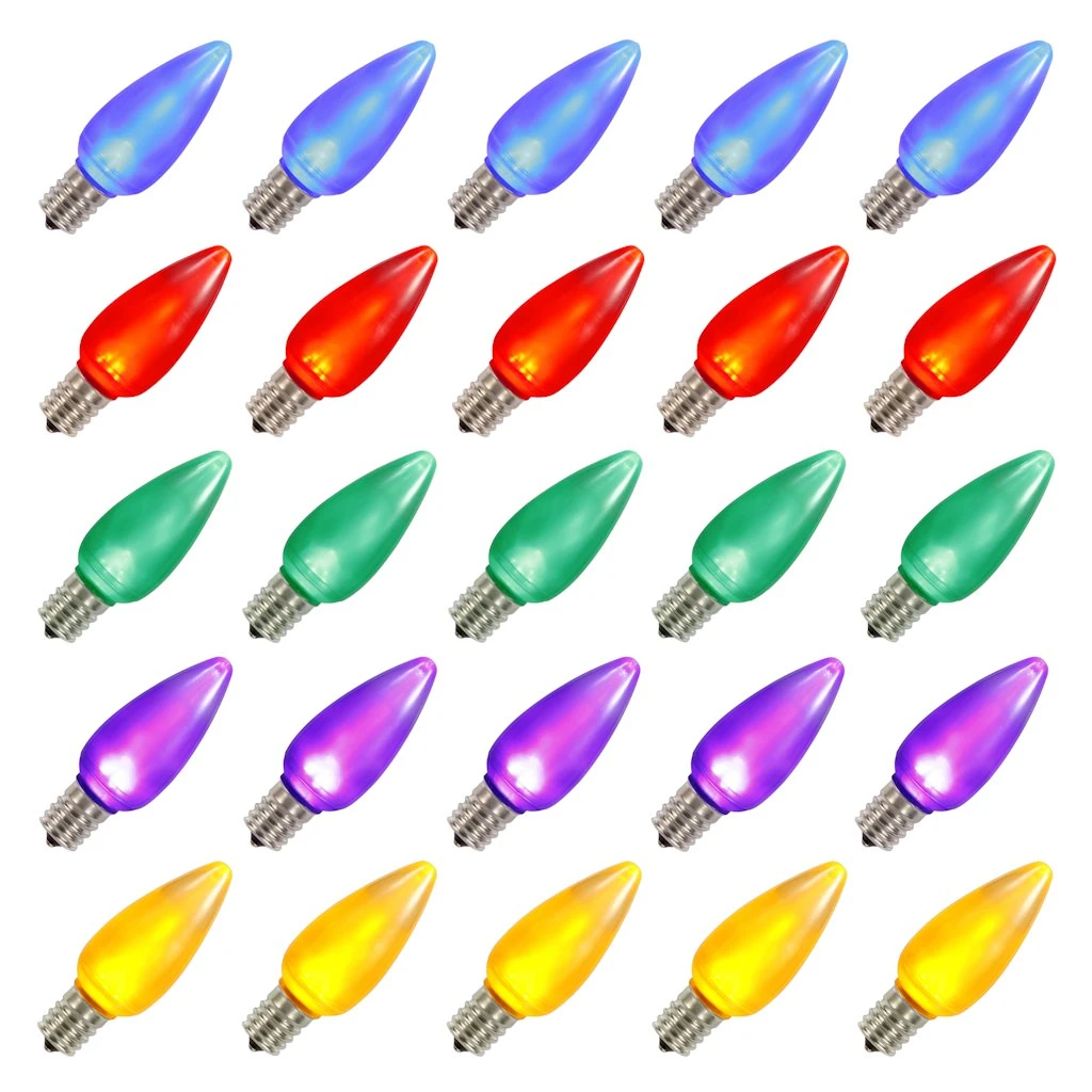 Vickerman Christmas Light Bulb Replacement (25 Pack) (258392) 3 Vickerman Christmas Light Bulb Replacement (25 Pack) (258392)