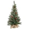 Vickerman Unlit Artificial Christmas Tree With Red Berries And Pine Cones (27775)