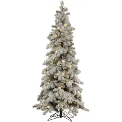 Vickerman Pre-Lit Artificial Christmas Tree (Includes On / Off Foot Switch) (32857)
