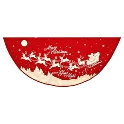 Kurt S. Adler Christmas Tree Skirt (33561) -Roman Shop 335612md