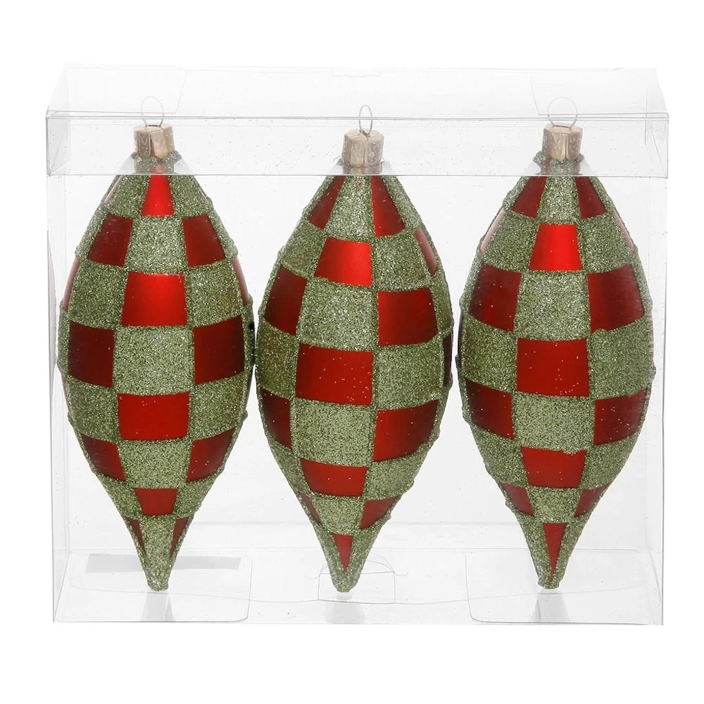 Vickerman Christmas Tree Ornament (3 Pack) (34462) 3 Vickerman Christmas Tree Ornament (3 Pack) (34462)