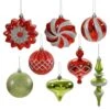 Vickerman Christmas Tree Ornament (18 Pack) (34756) -Roman Shop 34756lg
