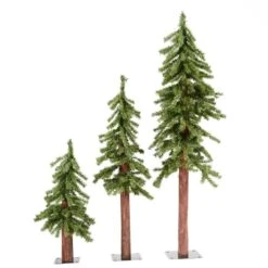 Vickerman Unlit Artificial Christmas Tree (Set Of 3) (362280)