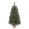 Vickerman Pre-Lit Artificial Christmas Tree With Red Berries And Pine Cones (370520) 1 Vickerman Pre-Lit Artificial Christmas Tree With Red Berries And Pine Cones (370520) -Roman Shop 370520lg