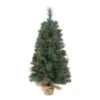 Vickerman Unlit Artificial Christmas Tree With Red Berries And Pine Cones (370537) -Roman Shop 370537lg