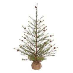 Vickerman Unlit Artificial Christmas Tree With Pine Cones (371848)