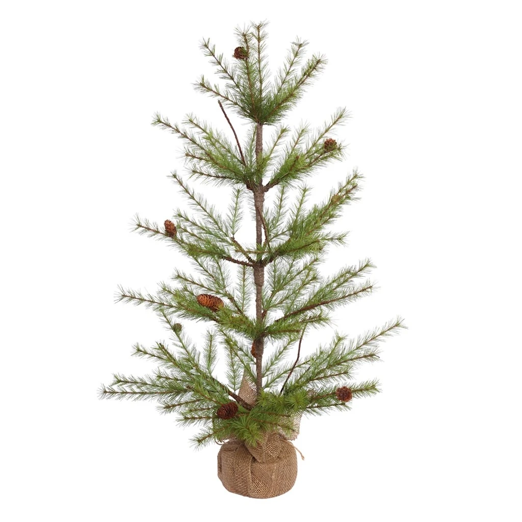 Vickerman Unlit Artificial Christmas Tree With Pine Cones (372081) 3 Vickerman Unlit Artificial Christmas Tree With Pine Cones (372081)