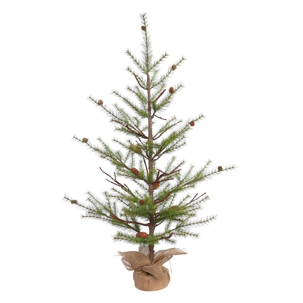 Vickerman Unlit Artificial Christmas Tree With Pine Cones (372098) 3 Vickerman Unlit Artificial Christmas Tree With Pine Cones (372098)
