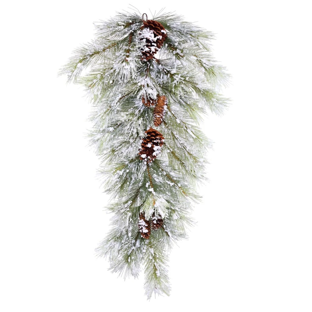 Vickerman Unlit Artificial Christmas Teardrop With Pine Cones (372319) 3 Vickerman Unlit Artificial Christmas Teardrop With Pine Cones (372319)