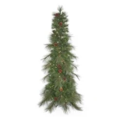 Vickerman Pre-Lit Artificial Christmas Tree With Pine Cones (373071)