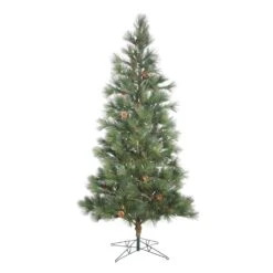 Vickerman Pre-Lit Artificial Christmas Tree With Pine Cones (373309)