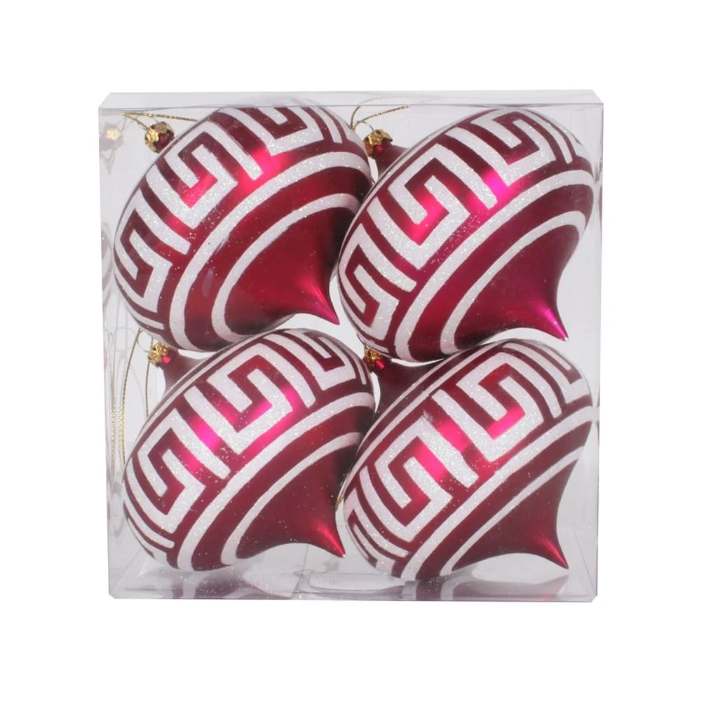 Vickerman Christmas Tree Ornament (4 Pack) (375983) 3 Vickerman Christmas Tree Ornament (4 Pack) (375983)