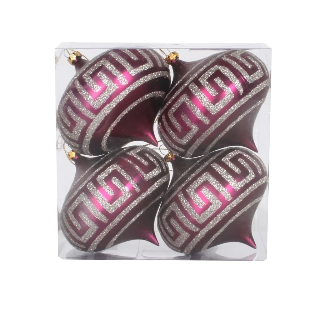 Vickerman Christmas Tree Ornament (4 Pack) (376140) 3 Vickerman Christmas Tree Ornament (4 Pack) (376140)