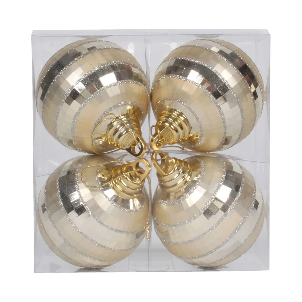 Vickerman Christmas Tree Ornament (4 Pack) (376737) 3 Vickerman Christmas Tree Ornament (4 Pack) (376737)