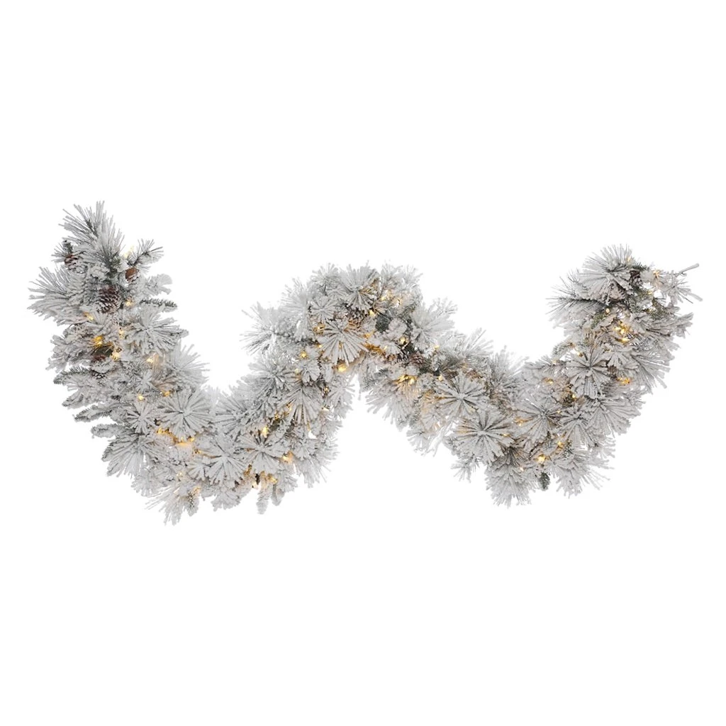 Vickerman Pre-Lit Artificial Christmas Garland With Pine Cones (383889) 3 Vickerman Pre-Lit Artificial Christmas Garland With Pine Cones (383889)