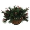 Vickerman Artificial Wall Basket (448649) -Roman Shop 448649lg
