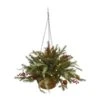 Vickerman Artificial Hanging Basket (448656) -Roman Shop 448656lg