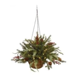 Vickerman Artificial Hanging Basket (448656)