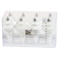 Vickerman Christmas Tree Ornament (Set Of 8) (480151) 11 Vickerman Christmas Tree Ornament (Set Of 8) (480151) -Roman Shop 4801514md