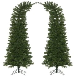 Vickerman Unlit Artificial Christmas Arch (2 Piece) (490846)