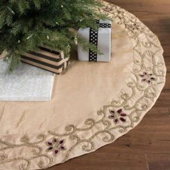 Vickerman Christmas Tree Skirt (505465) -Roman Shop 505465add4md
