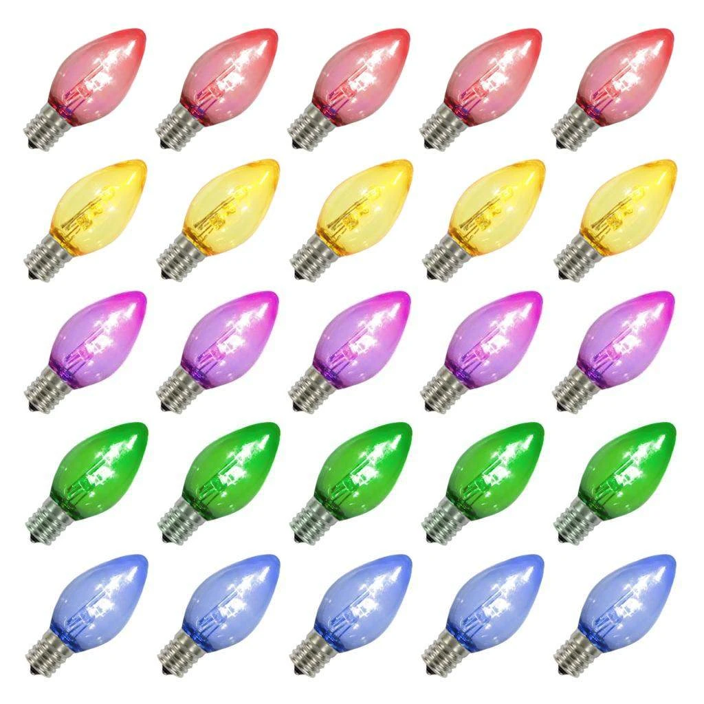 Vickerman Christmas Light Bulb Replacement (25 Pack) (509623) 3 Vickerman Christmas Light Bulb Replacement (25 Pack) (509623)