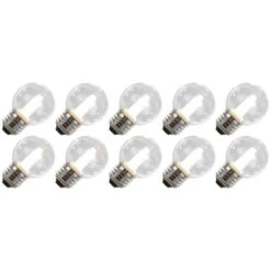Vickerman Christmas Replacement LED Light Bulb (10 Pack) (511350)